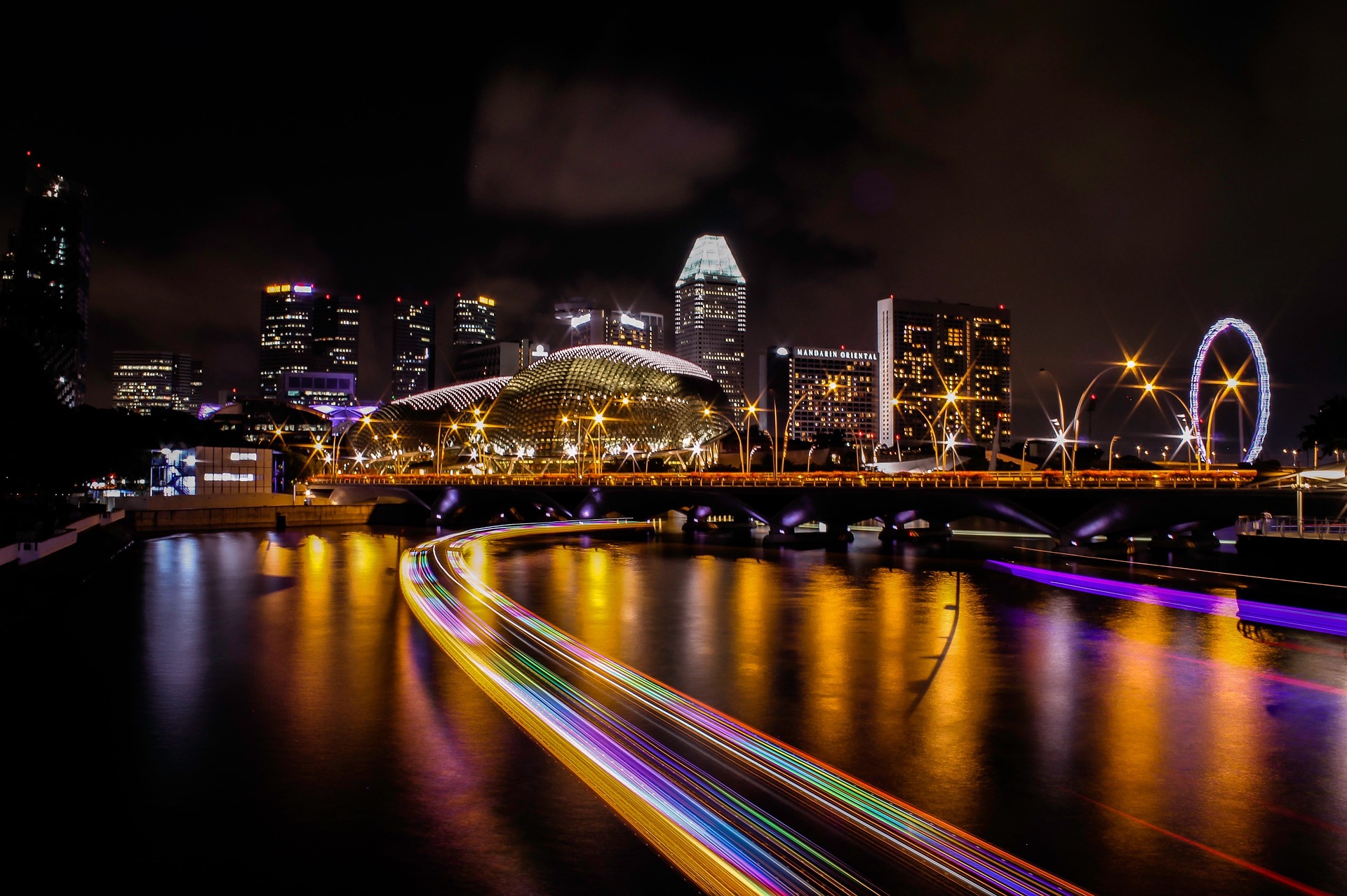 image ville dans la nuit